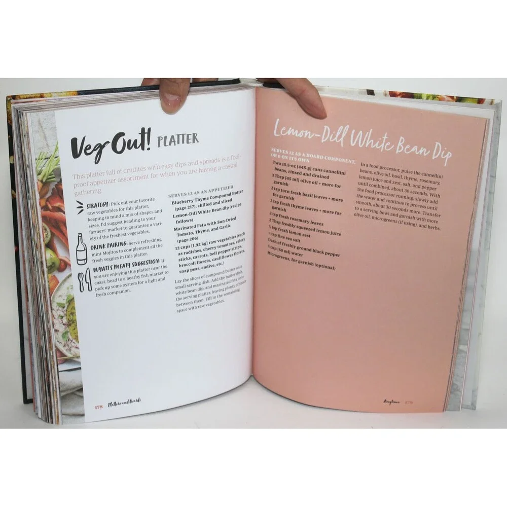 PLATTERS & BOARDS Beautiful, Casual Spreads Cookbook Shelly Westerhausen 2018 HC